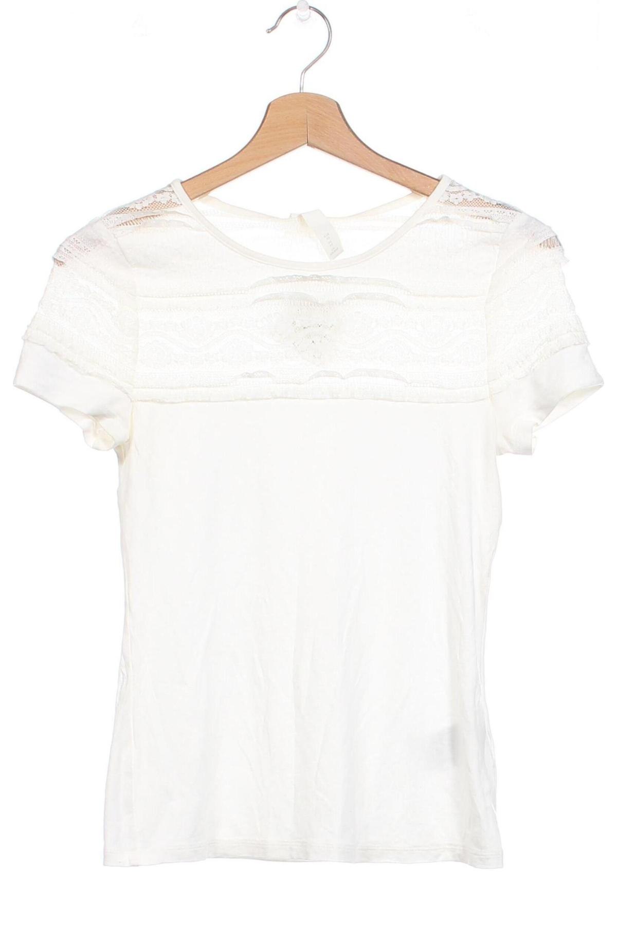 Дамска блуза H&M, Размер XS, Цвят Екрю, Цена 18,82 лв.