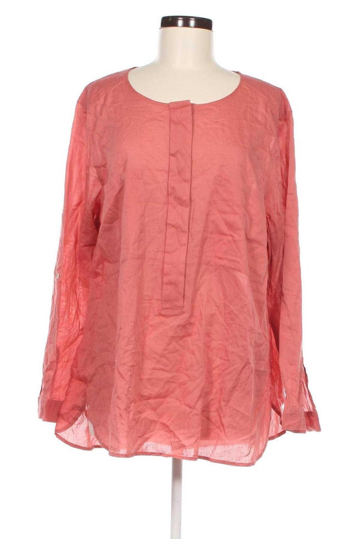 Bluză de femei H&M, Mărime 3XL, Culoare Roz, Preț 59,38 Lei