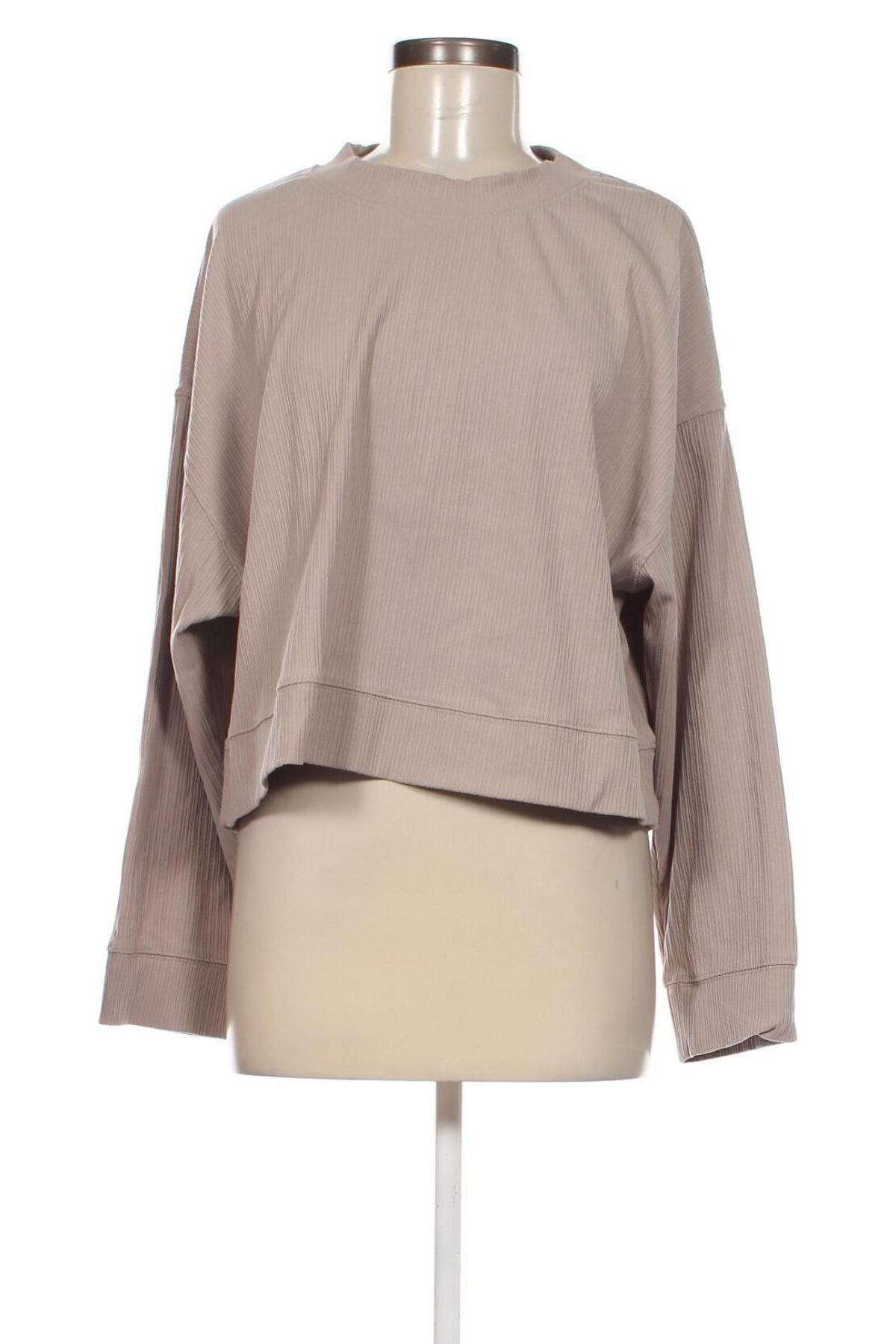 Дамска блуза H&M, Размер L, Цвят Бежов, Цена 11,14 лв.