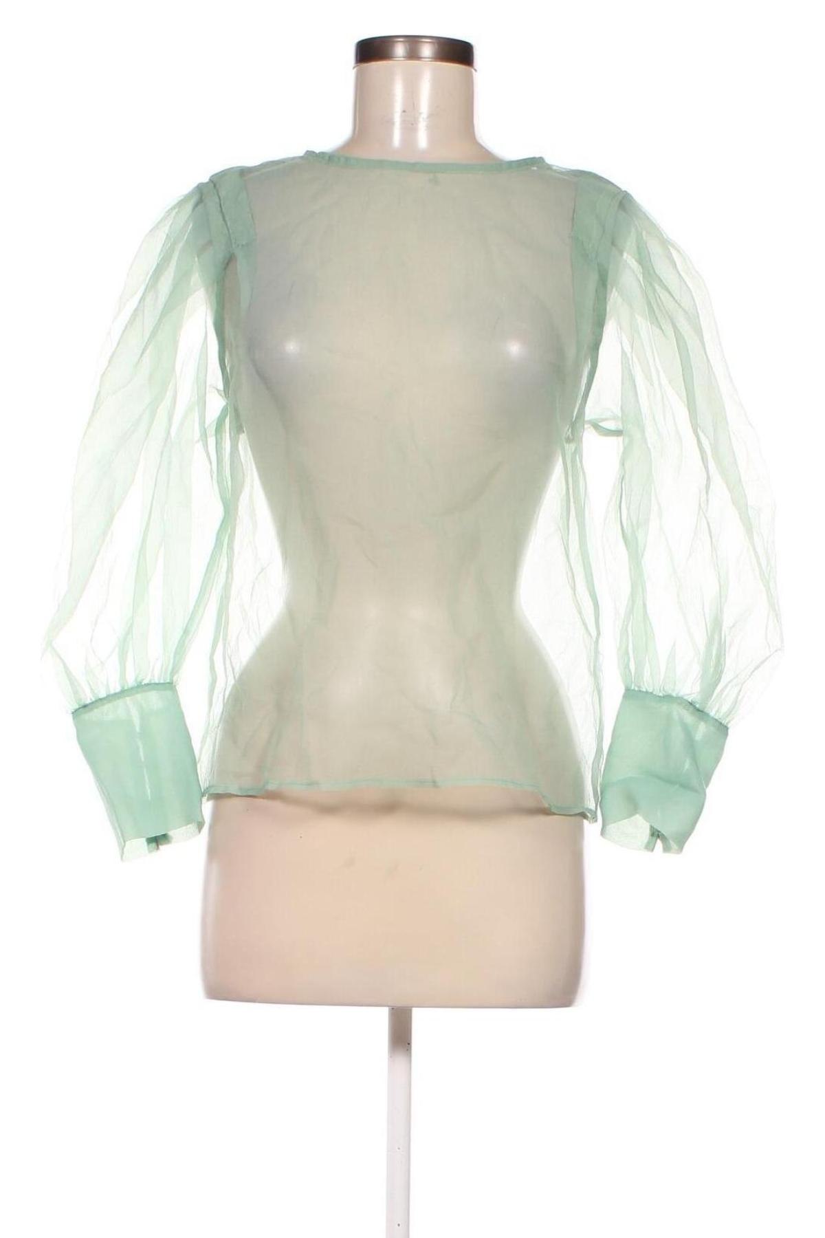 Дамска блуза H&M, Размер M, Цвят Зелен, Цена 8,55 лв.