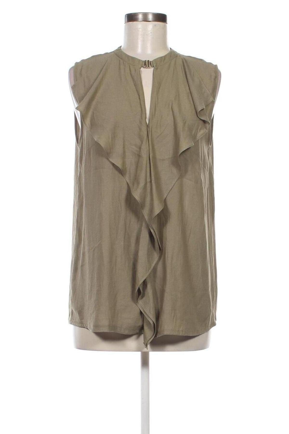 Дамска блуза H&M, Размер L, Цвят Зелен, Цена 9,31 лв.
