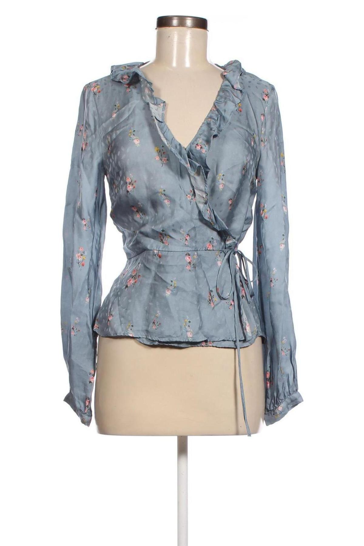 Дамска блуза H&M, Размер M, Цвят Син, Цена 10,73 лв.