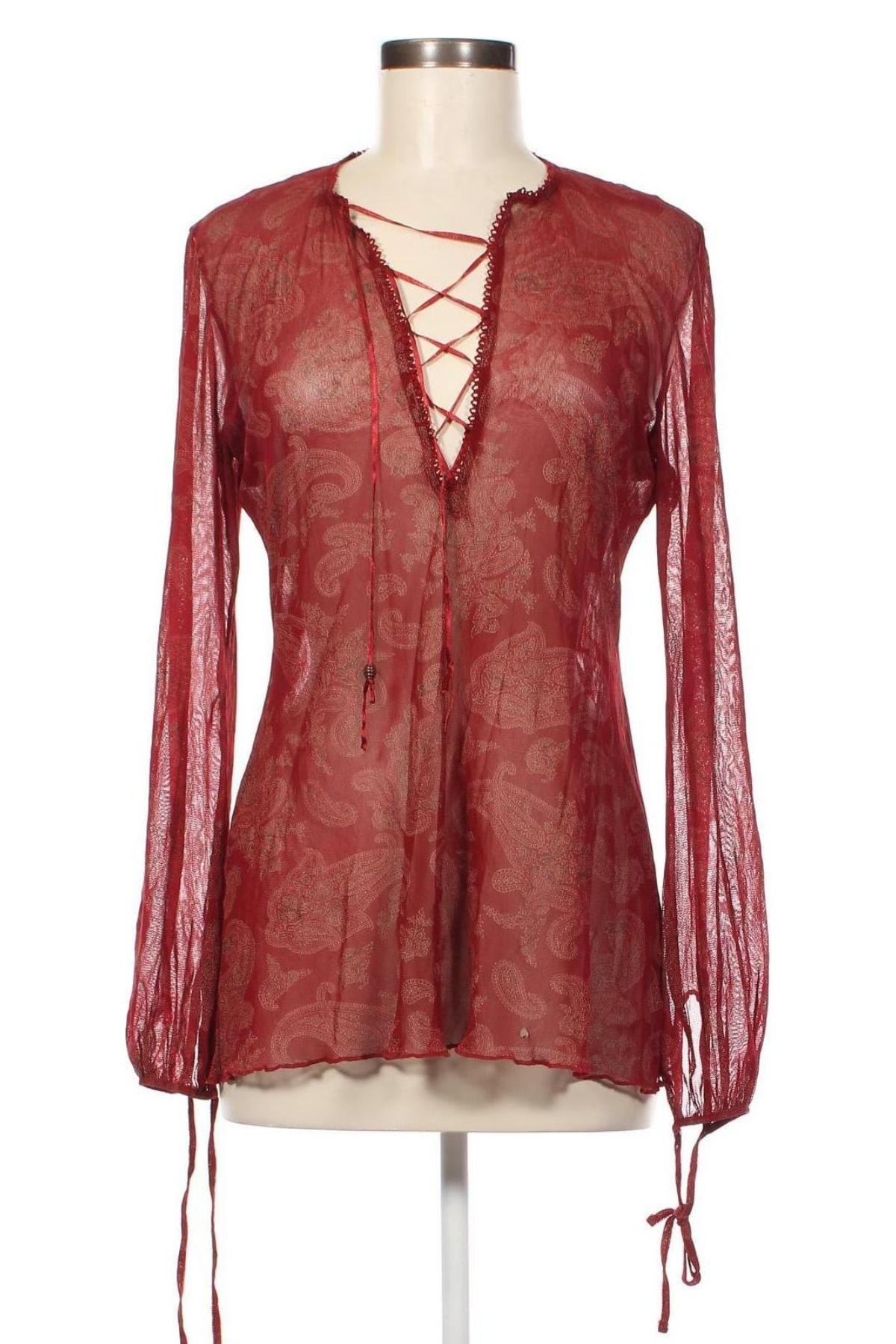 Дамска блуза H&M, Размер L, Цвят Червен, Цена 8,55 лв.