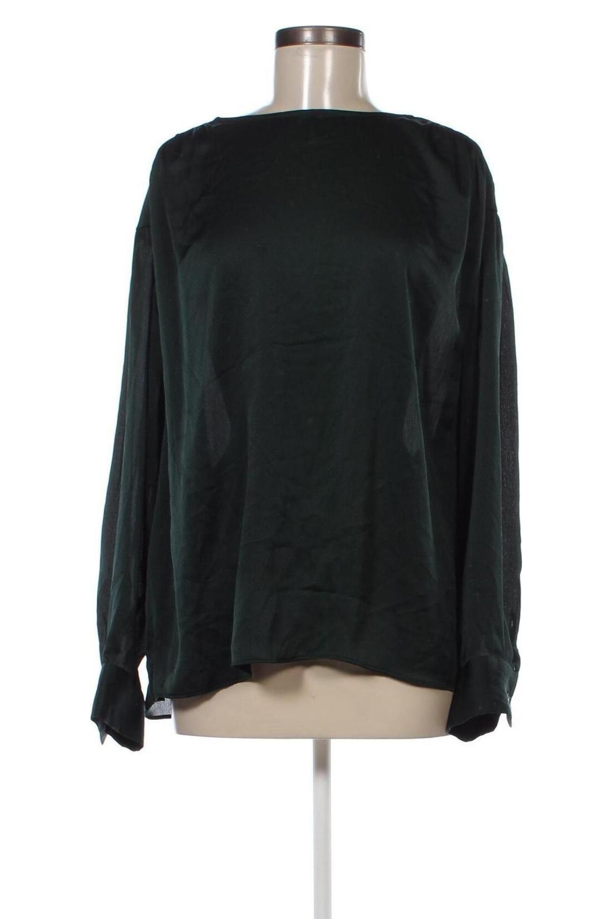 Дамска блуза H&M, Размер XL, Цвят Зелен, Цена 9,50 лв.