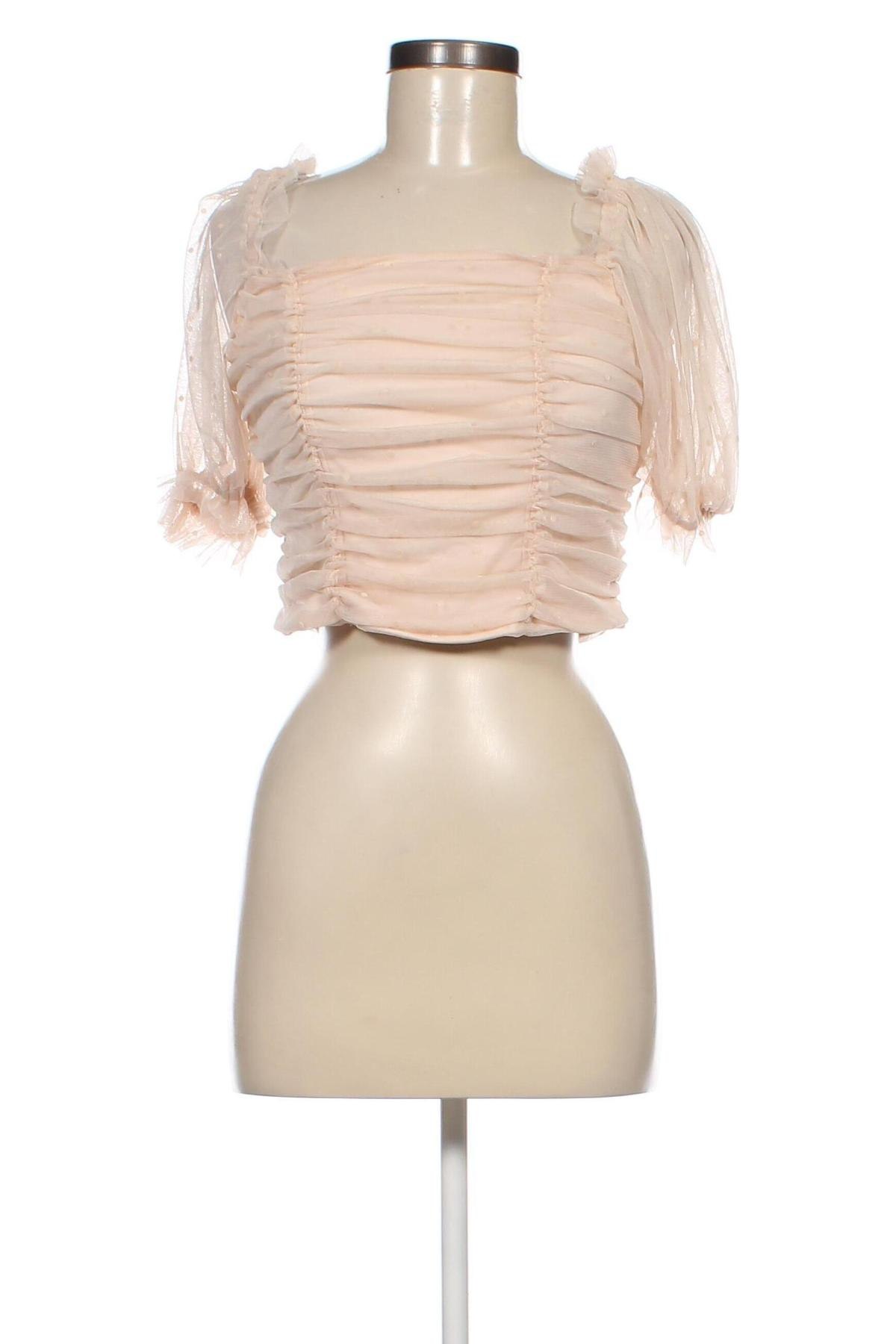 Γυναικεία μπλούζα H&M, Μέγεθος M, Χρώμα  Μπέζ, Τιμή 2,94 €