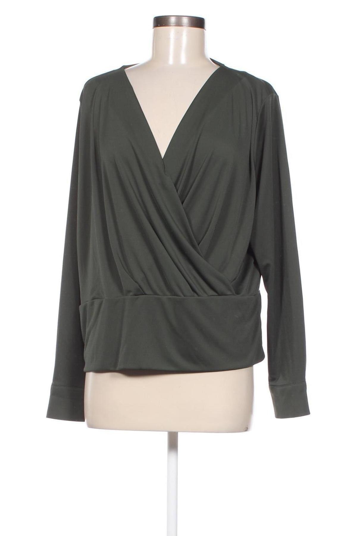 Γυναικεία μπλούζα H&M, Μέγεθος XL, Χρώμα Πράσινο, Τιμή 6,46 €