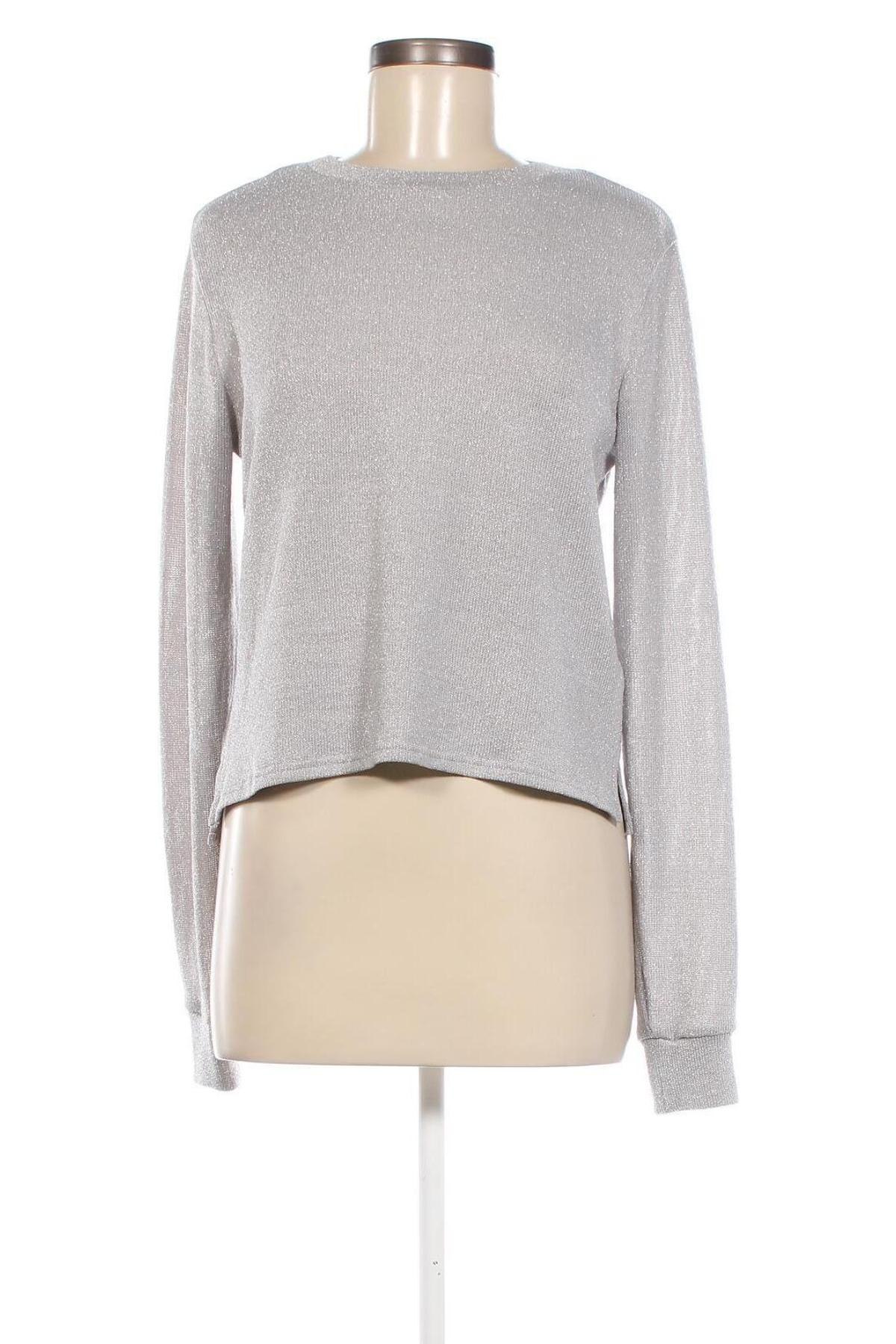 Γυναικεία μπλούζα H&M Divided, Μέγεθος XS, Χρώμα Ασημί, Τιμή 4,58 €