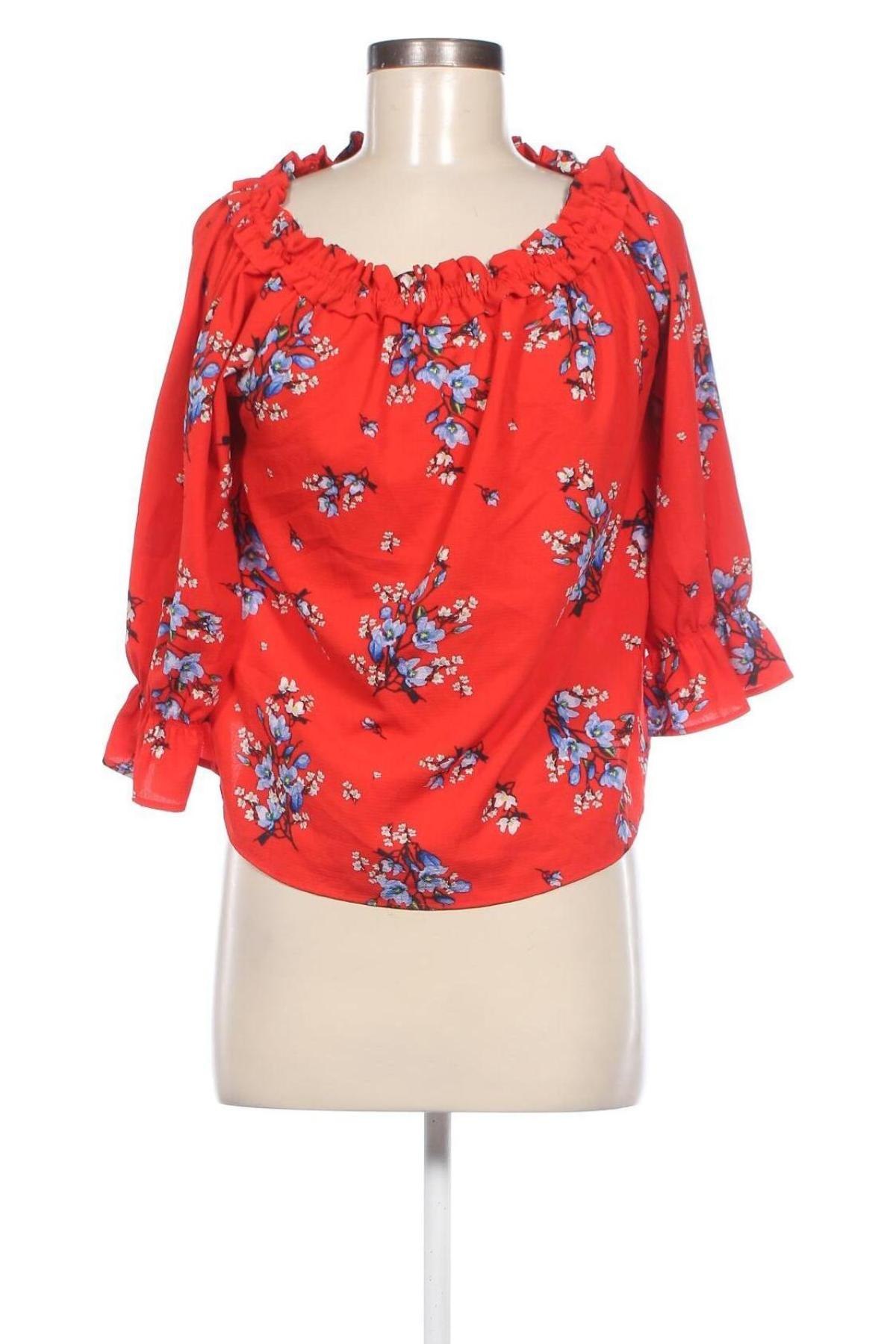 Дамска блуза H&M Divided, Размер XL, Цвят Червен, Цена 9,50 лв.
