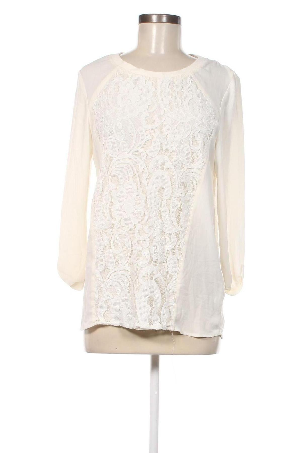 Дамска блуза H&M Divided, Размер S, Цвят Екрю, Цена 35,28 лв.