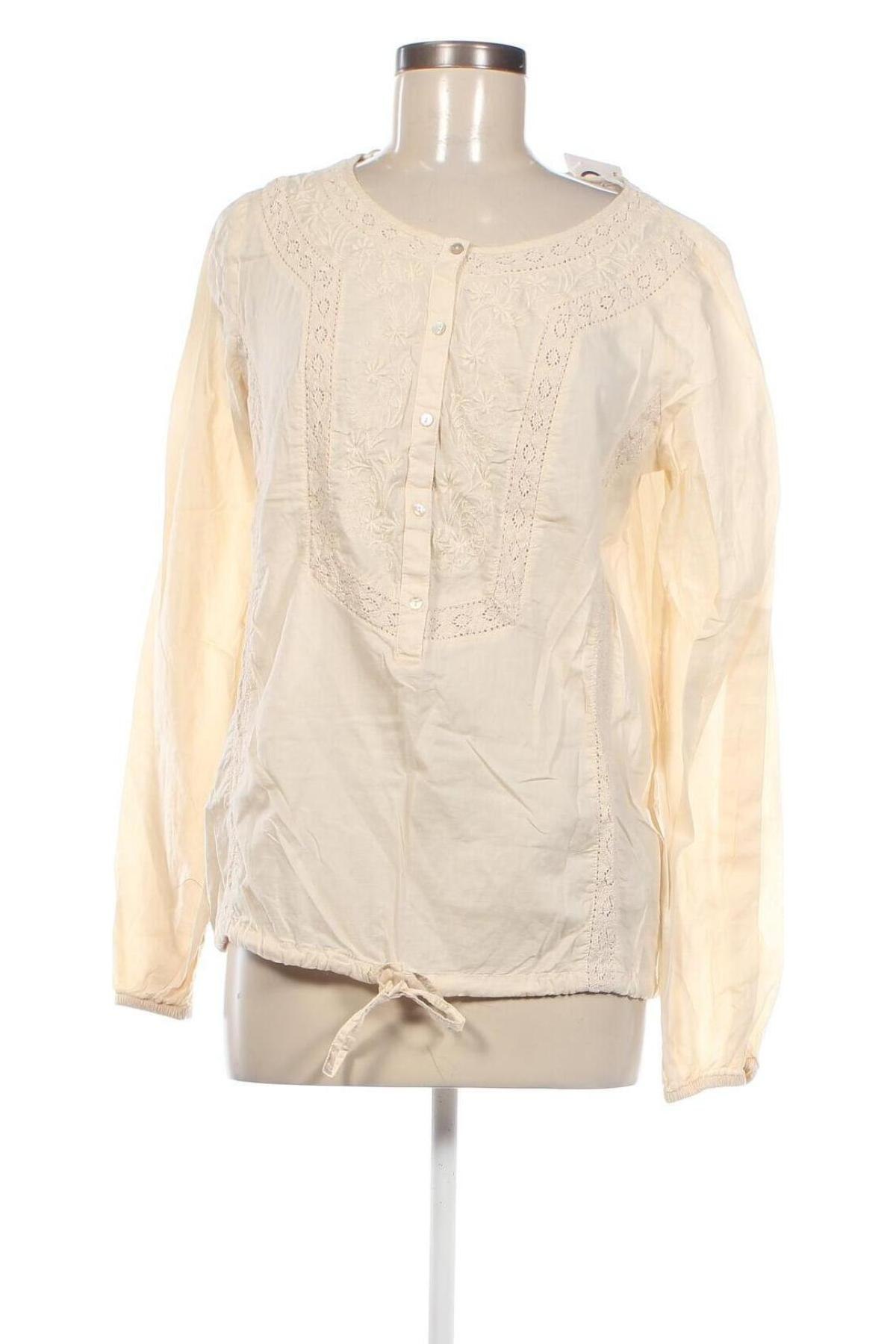 Дамска блуза H&M L.O.G.G., Размер M, Цвят Екрю, Цена 10,83 лв.