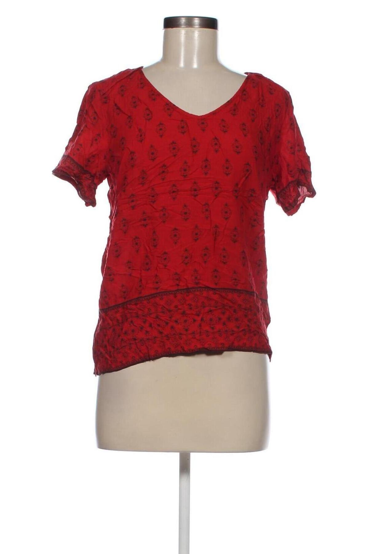 Γυναικεία μπλούζα H&M L.O.G.G., Μέγεθος S, Χρώμα Κόκκινο, Τιμή 4,11 €