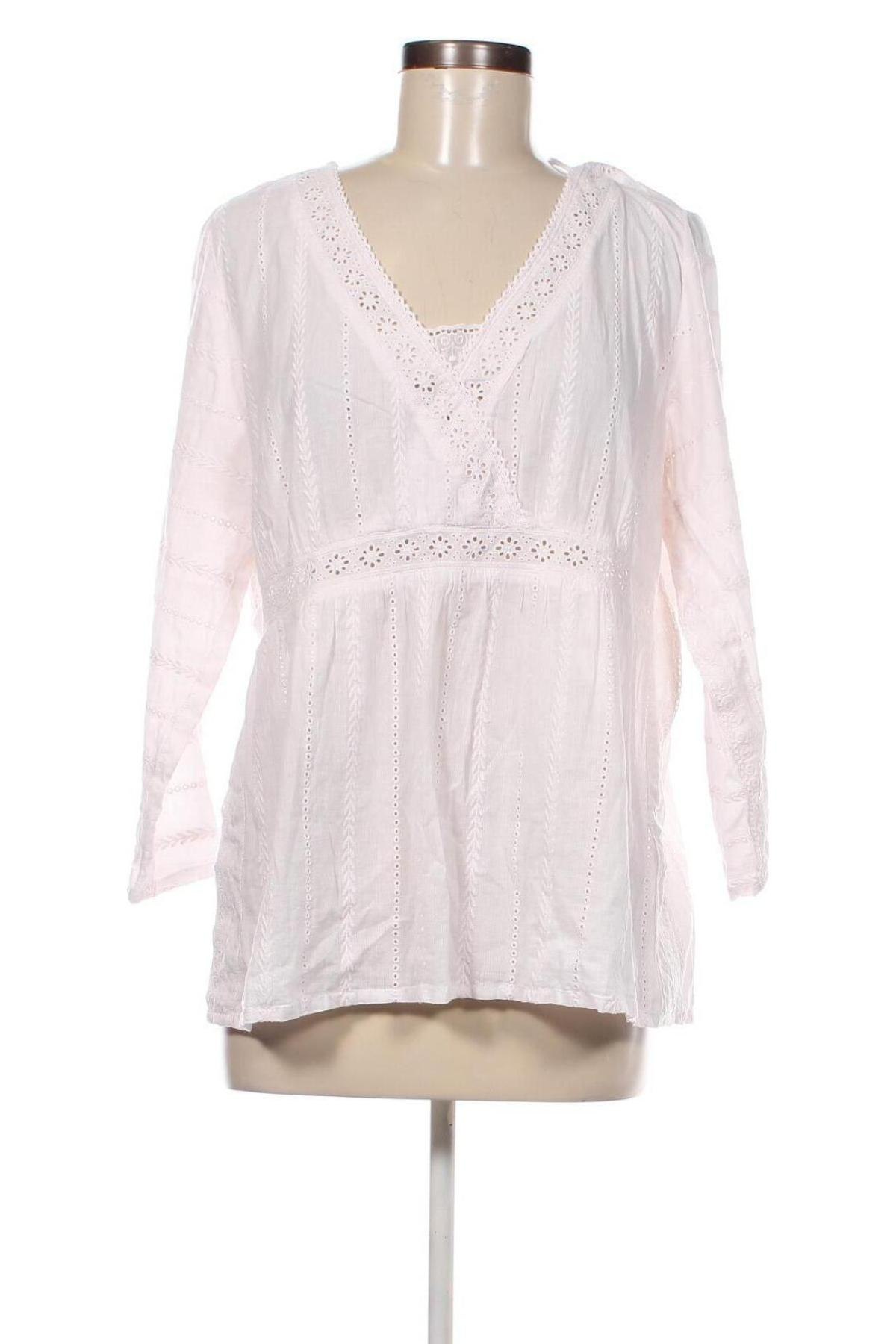 Γυναικεία μπλούζα H&M L.O.G.G., Μέγεθος XL, Χρώμα Λευκό, Τιμή 5,54 €