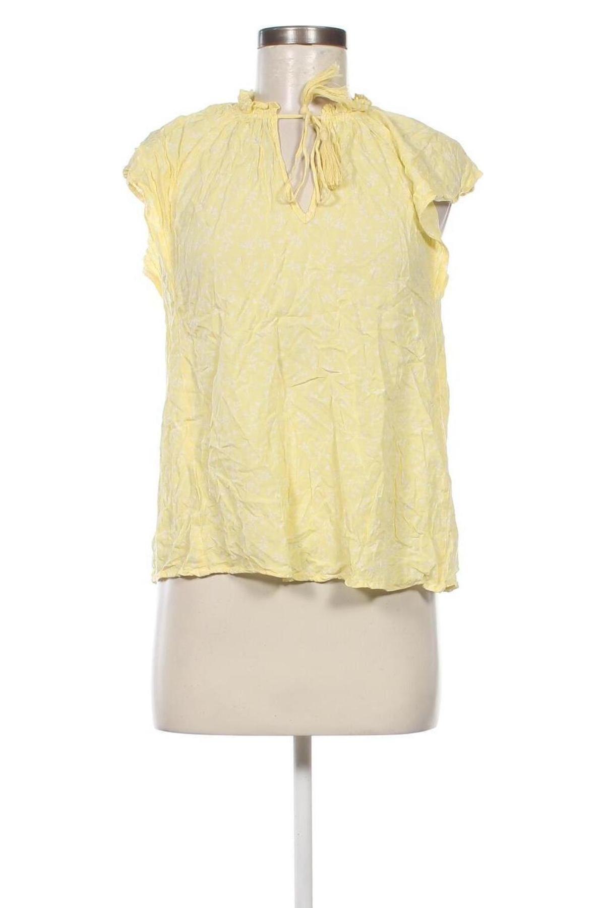 Дамска блуза H&M L.O.G.G., Размер XS, Цвят Жълт, Цена 7,60 лв.