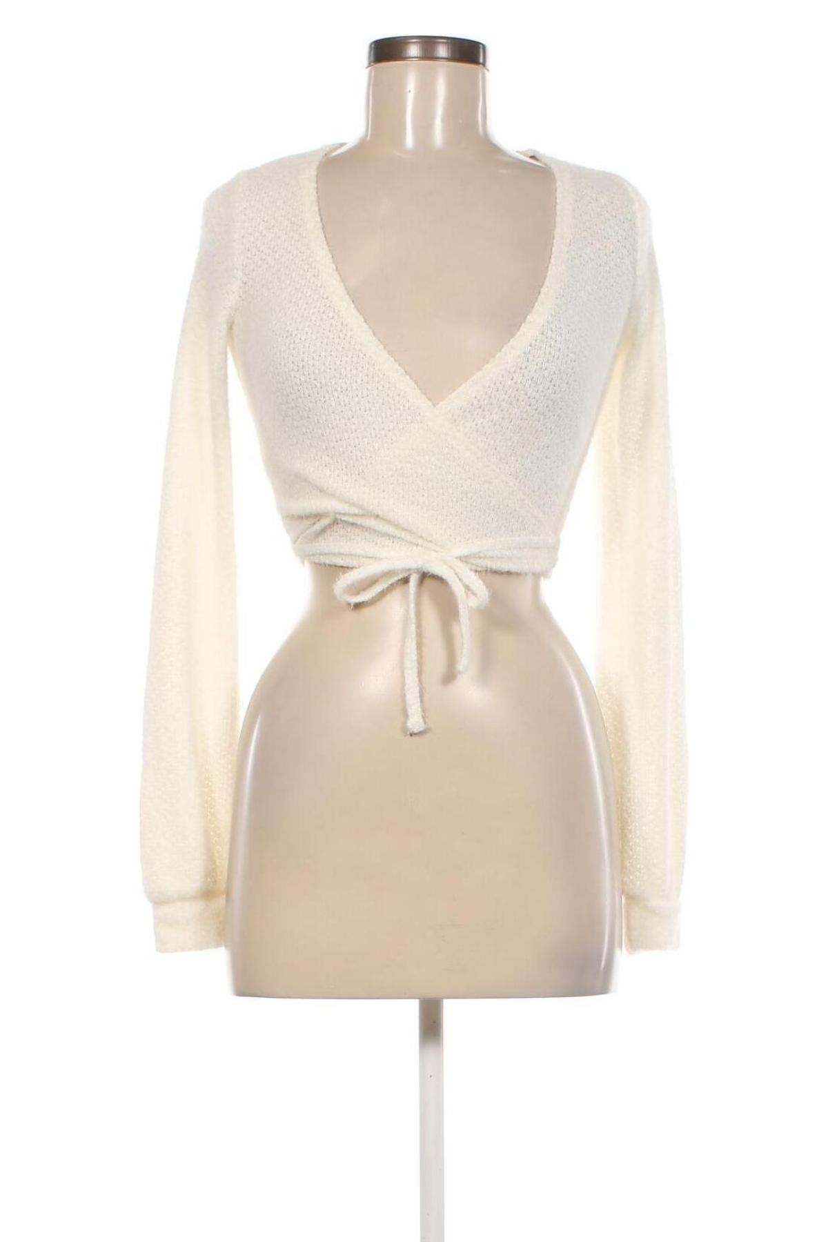 Γυναικεία μπλούζα Hollister, Μέγεθος XS, Χρώμα Εκρού, Τιμή 16,67 €