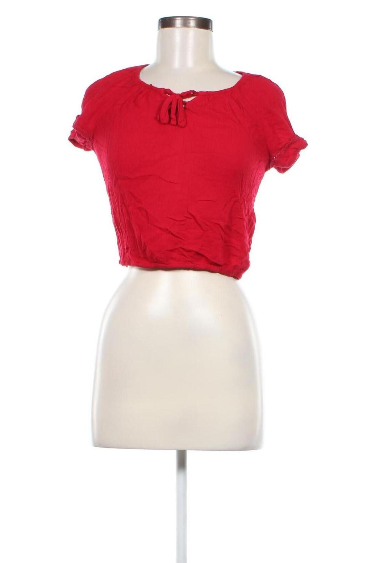 Bluză de femei Hollister, Mărime XS, Culoare Roșu, Preț 33,55 Lei