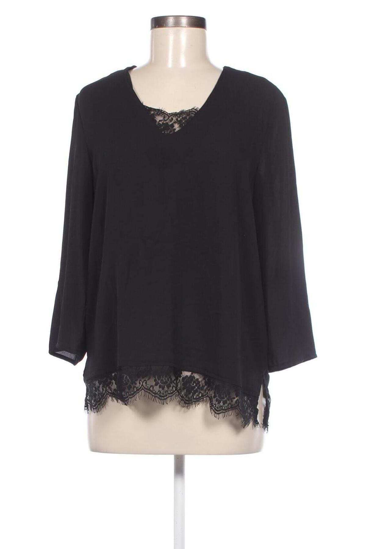 Γυναικεία μπλούζα Iwie, Μέγεθος M, Χρώμα Μαύρο, Τιμή 4,70 €