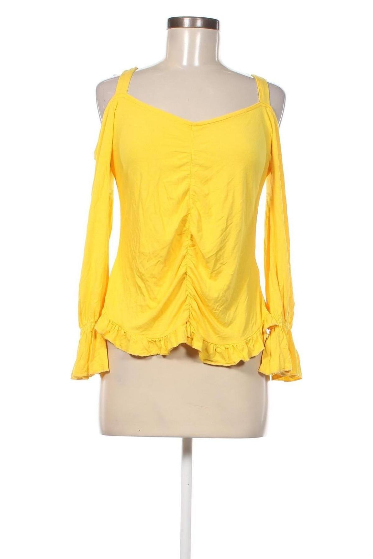 Дамска блуза Janina, Размер M, Цвят Жълт, Цена 10,56 лв.