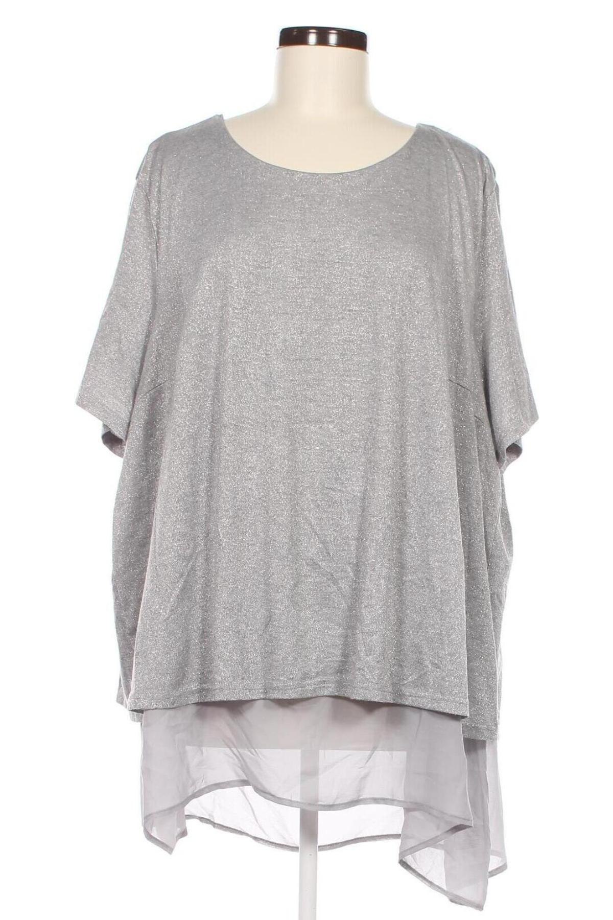 Damen Shirt Janina, Größe 4XL, Farbe Silber, Preis € 13,22