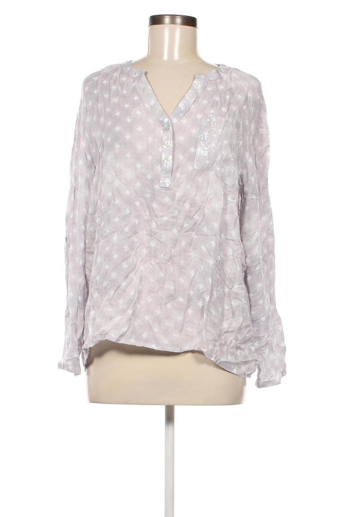 Γυναικεία μπλούζα Janina, Μέγεθος L, Χρώμα Γκρί, Τιμή 4,70 €