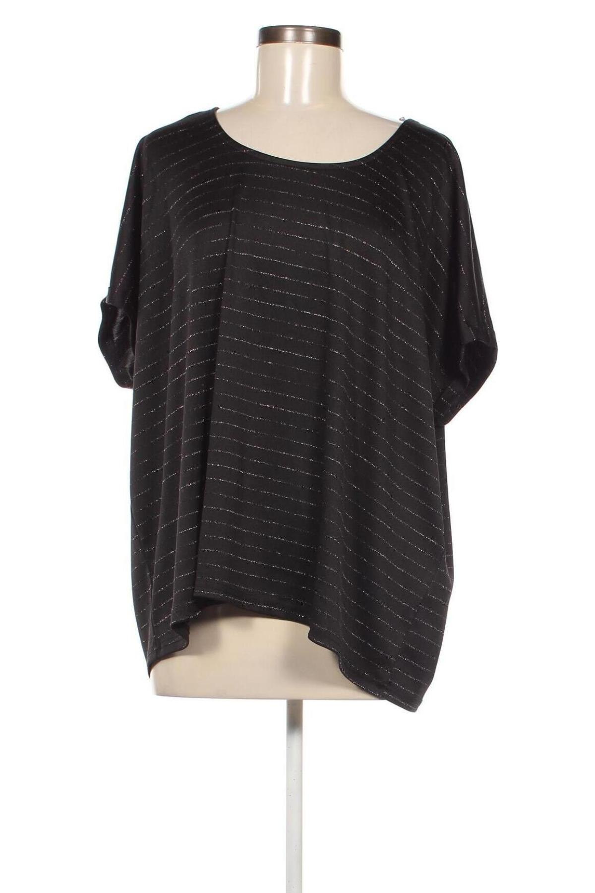 Γυναικεία μπλούζα Janina, Μέγεθος XXL, Χρώμα Μαύρο, Τιμή 6,11 €
