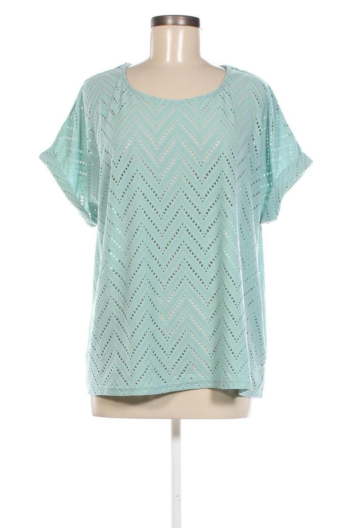 Γυναικεία μπλούζα Janina, Μέγεθος XL, Χρώμα Πράσινο, Τιμή 5,76 €