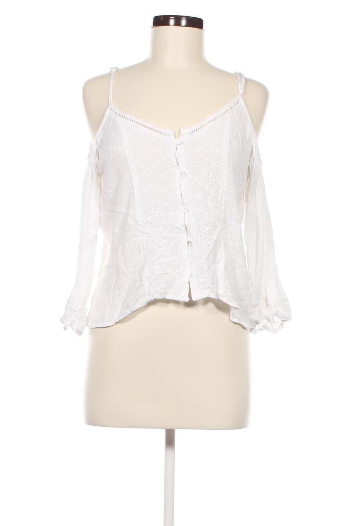 Damen Shirt Jean Pascale, Größe M, Farbe Weiß, Preis € 3,97