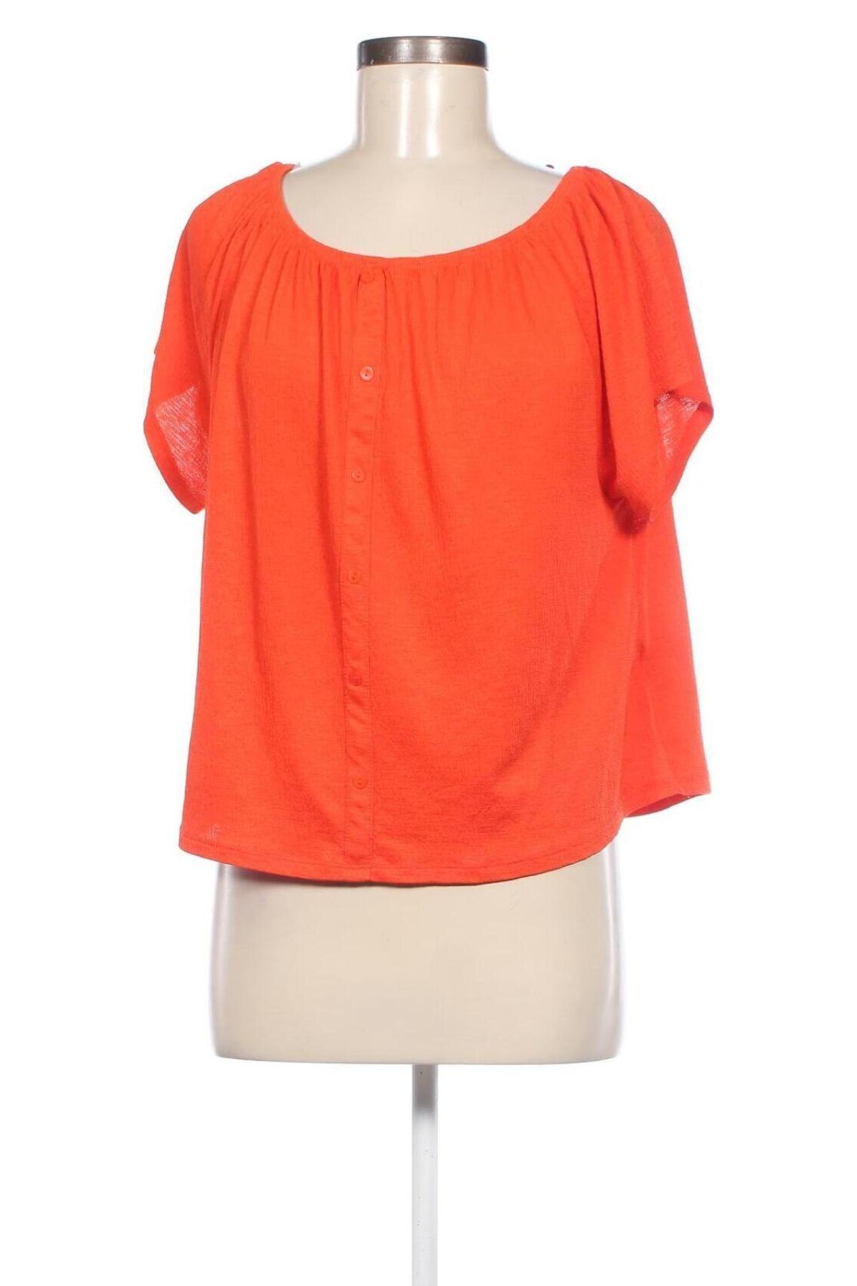 Damen Shirt Jean Pascale, Größe L, Farbe Orange, Preis 6,48 €