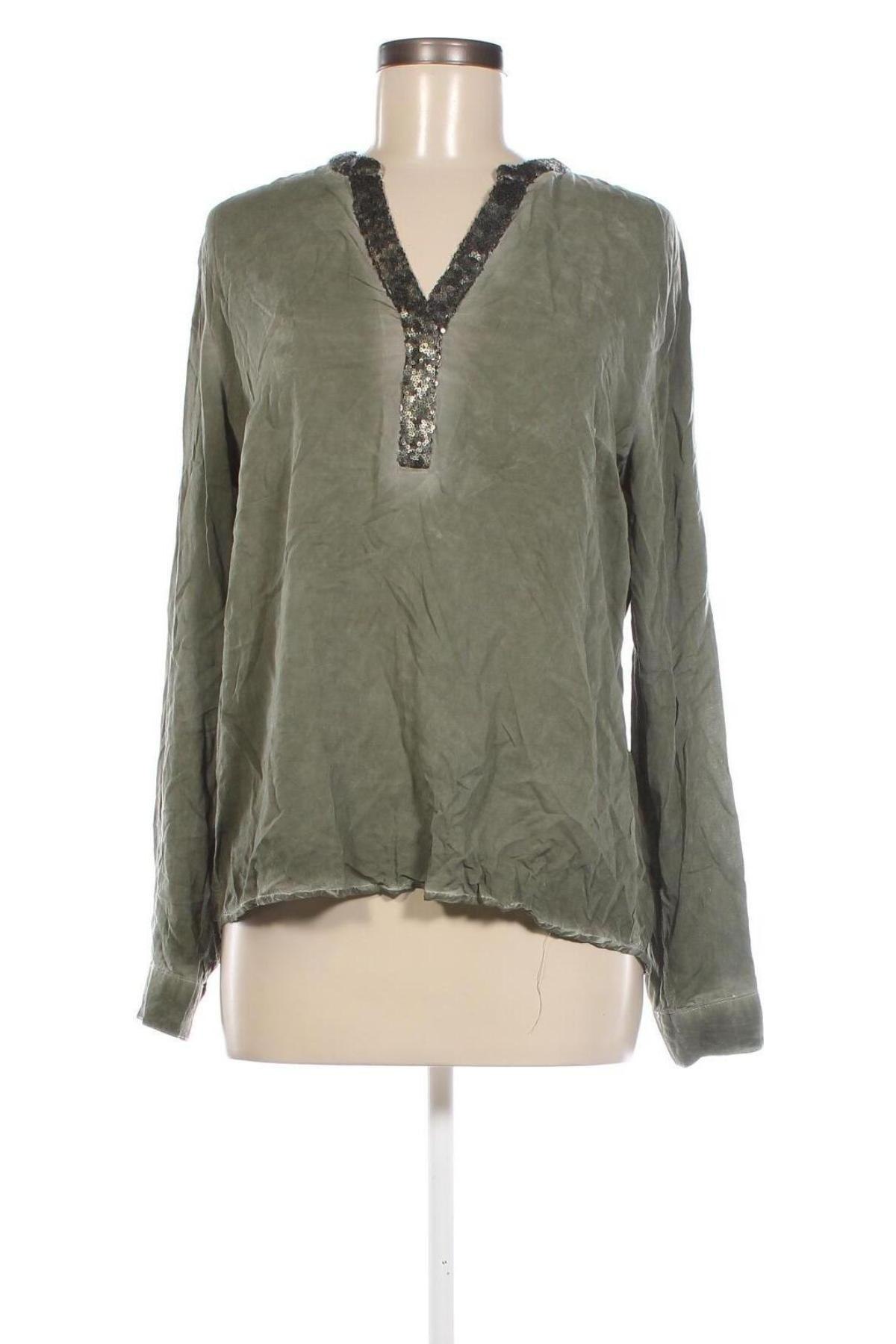 Damen Shirt Jean Pascale, Größe M, Farbe Grün, Preis 5,29 €