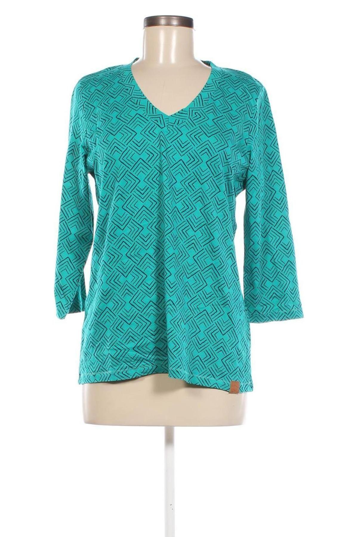 Γυναικεία μπλούζα John Baner, Μέγεθος M, Χρώμα Πράσινο, Τιμή 2,94 €