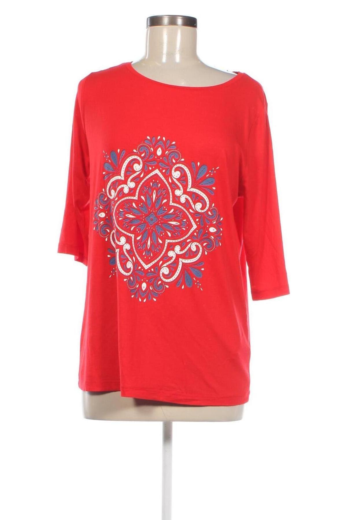 Damen Shirt John Baner, Größe M, Farbe Rot, Preis 5,54 €
