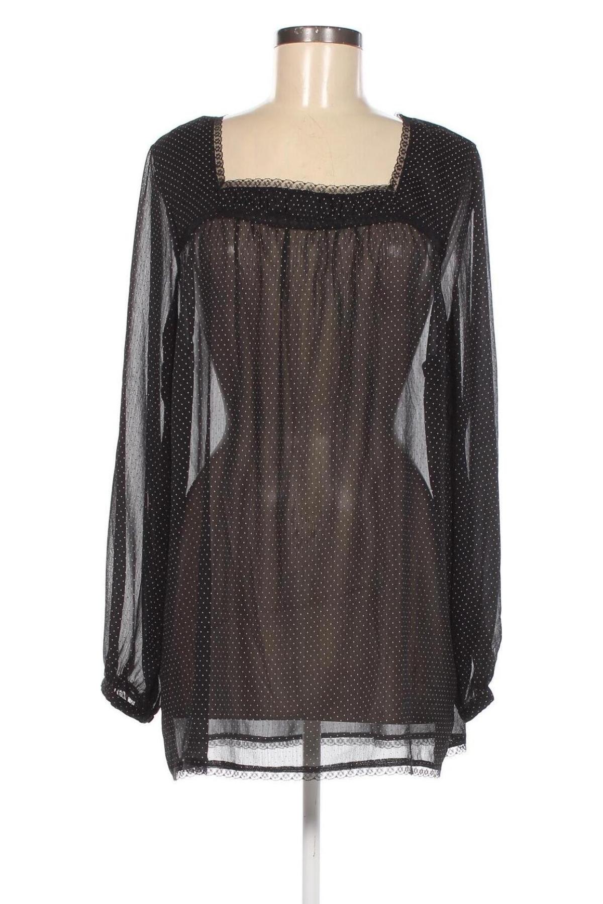 Γυναικεία μπλούζα John Baner, Μέγεθος XL, Χρώμα Μαύρο, Τιμή 6,46 €