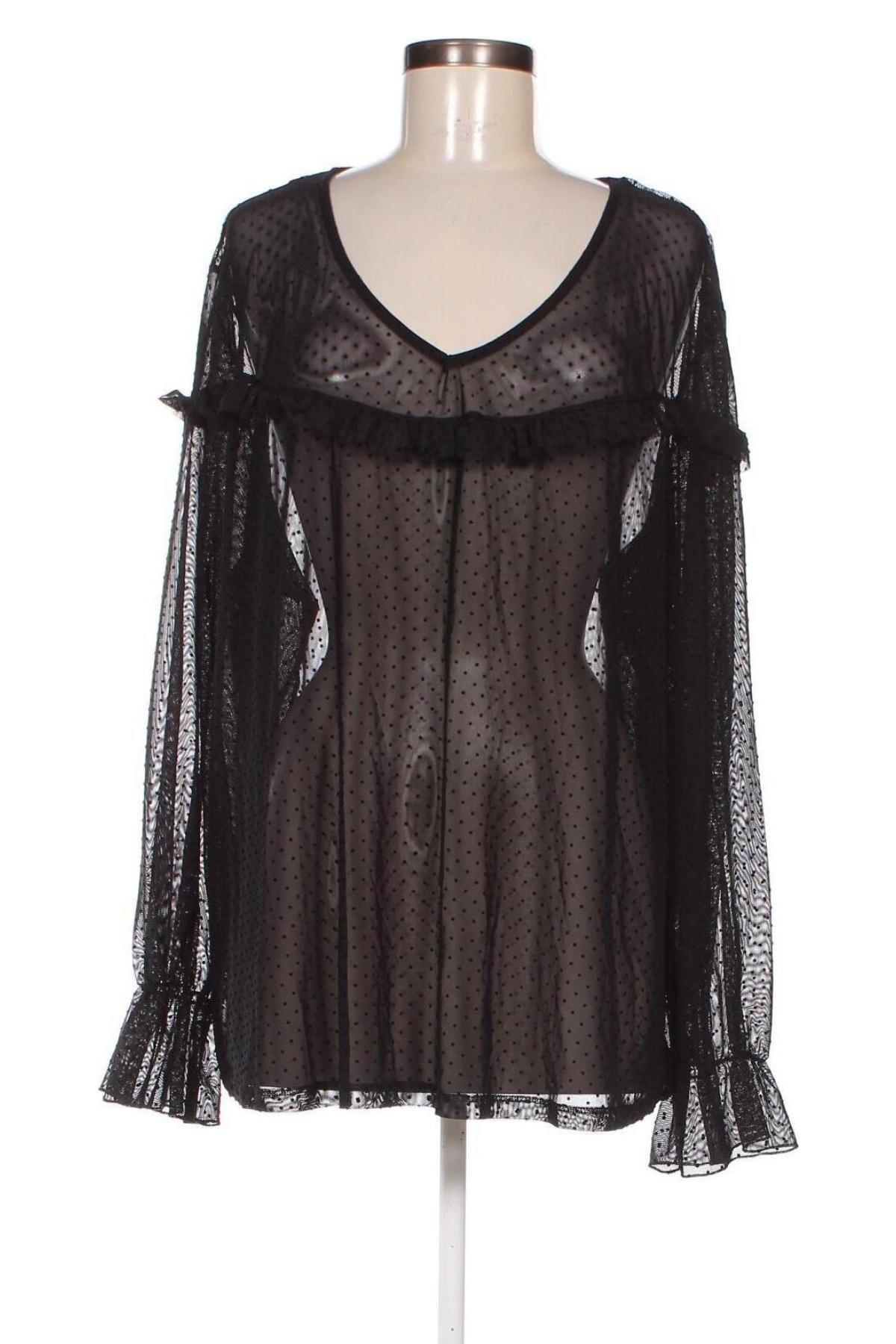Дамска блуза Kiabi, Размер 3XL, Цвят Черен, Цена 16,15 лв.