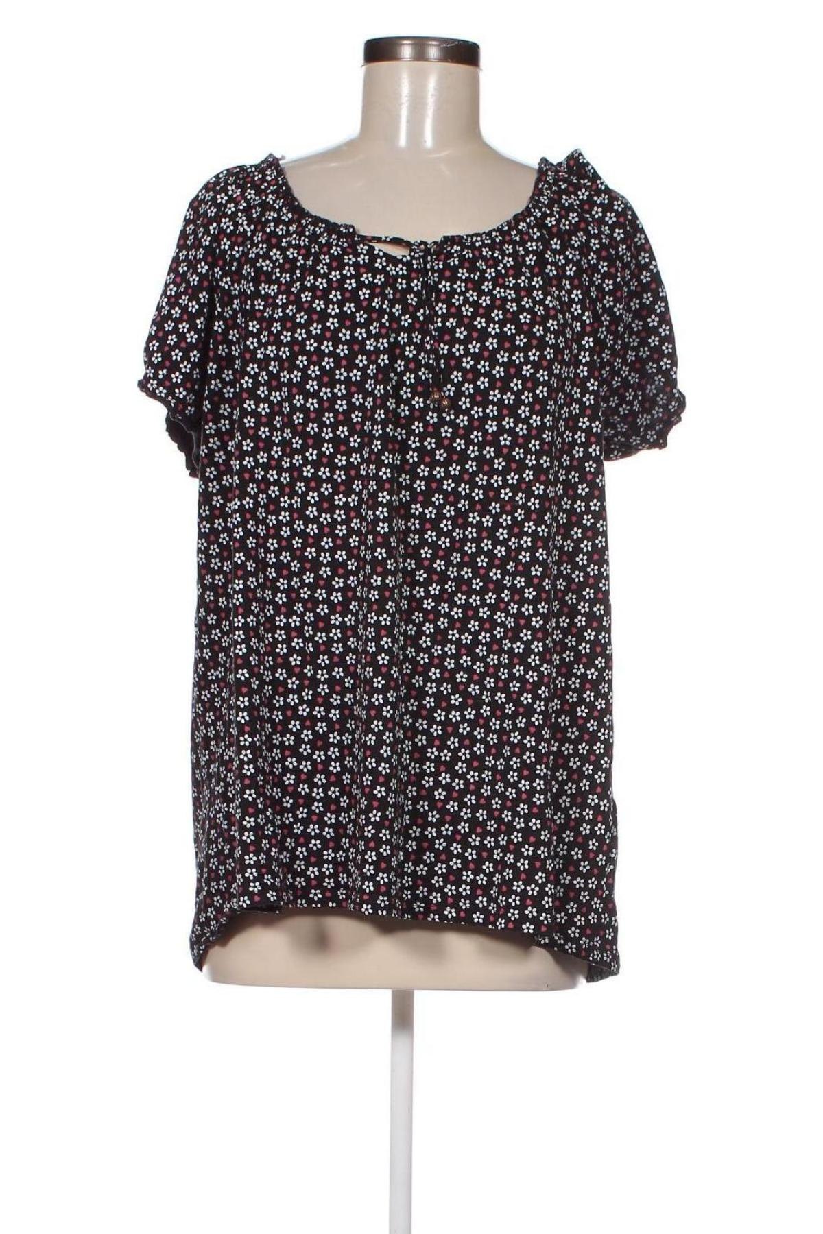Дамска блуза Laura Torelli, Размер XXL, Цвят Многоцветен, Цена 19,00 лв.
