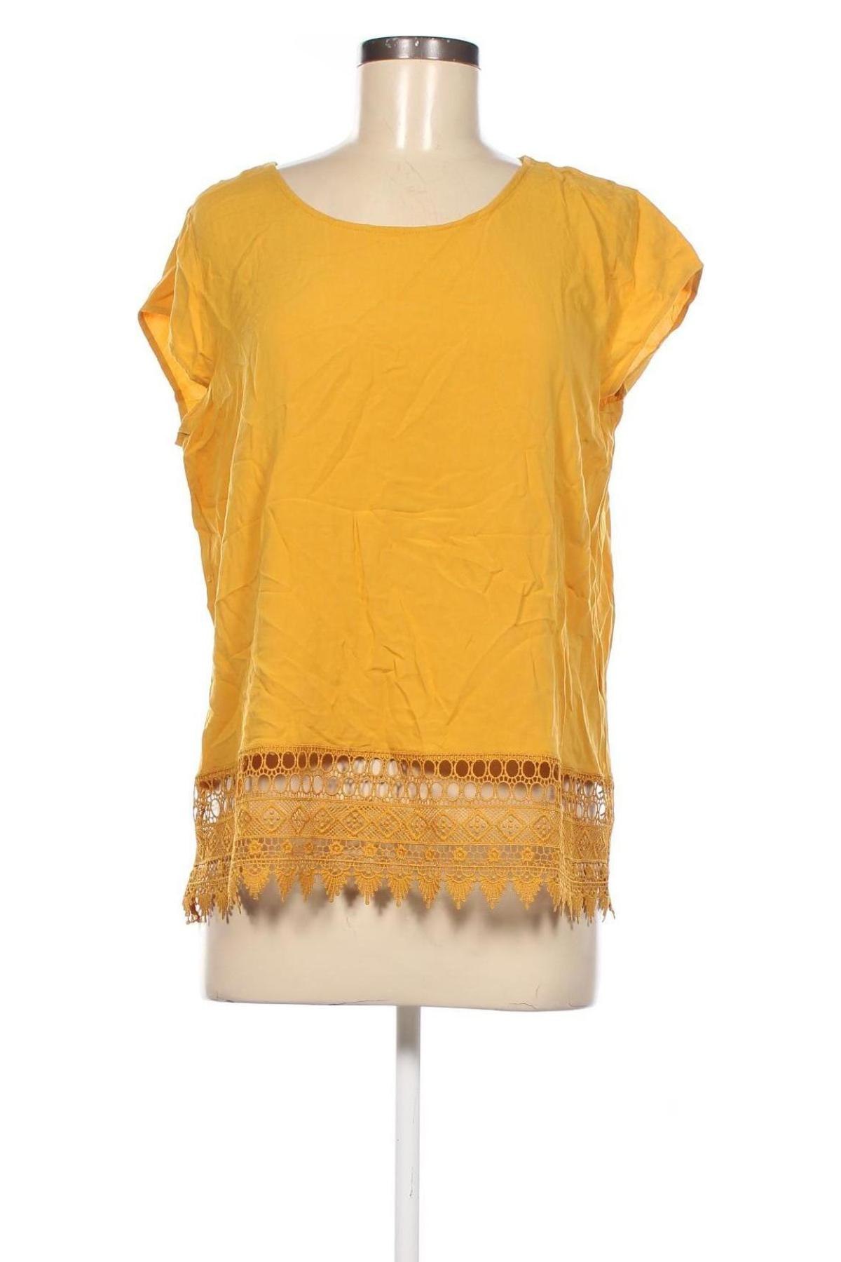 Damen Shirt Laura Torelli, Größe M, Farbe Gelb, Preis 13,22 €