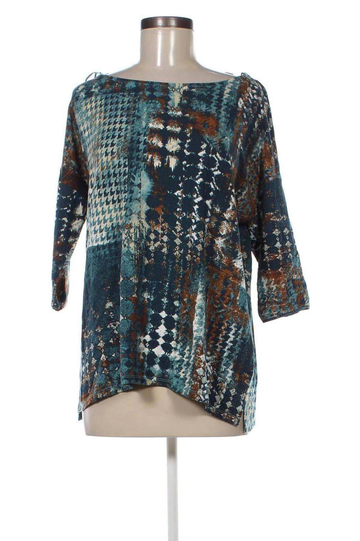 Дамска блуза Laura Torelli, Размер M, Цвят Многоцветен, Цена 7,60 лв.