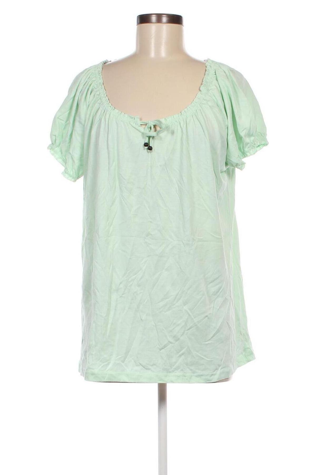 Γυναικεία μπλούζα Laura Torelli, Μέγεθος XL, Χρώμα Πράσινο, Τιμή 5,76 €