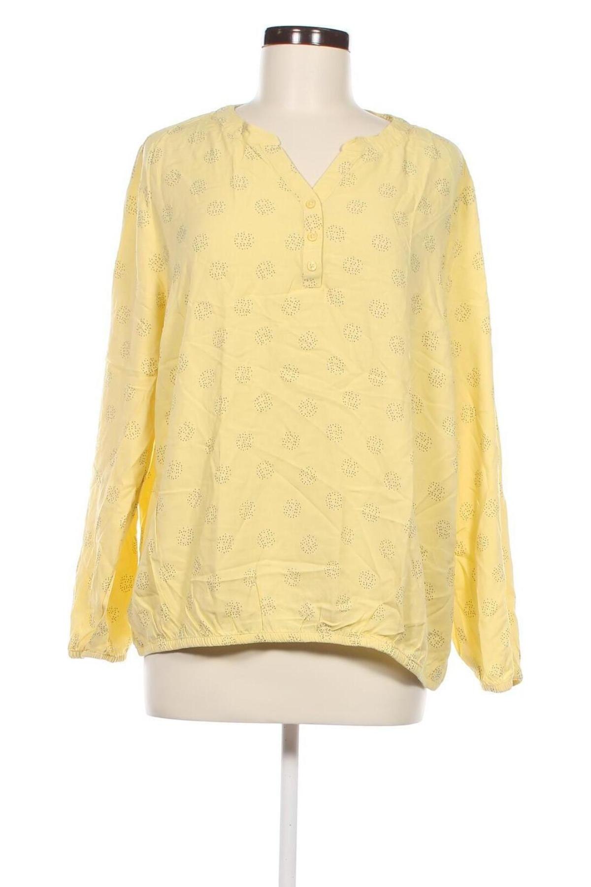Дамска блуза Laura Torelli, Размер L, Цвят Жълт, Цена 8,55 лв.