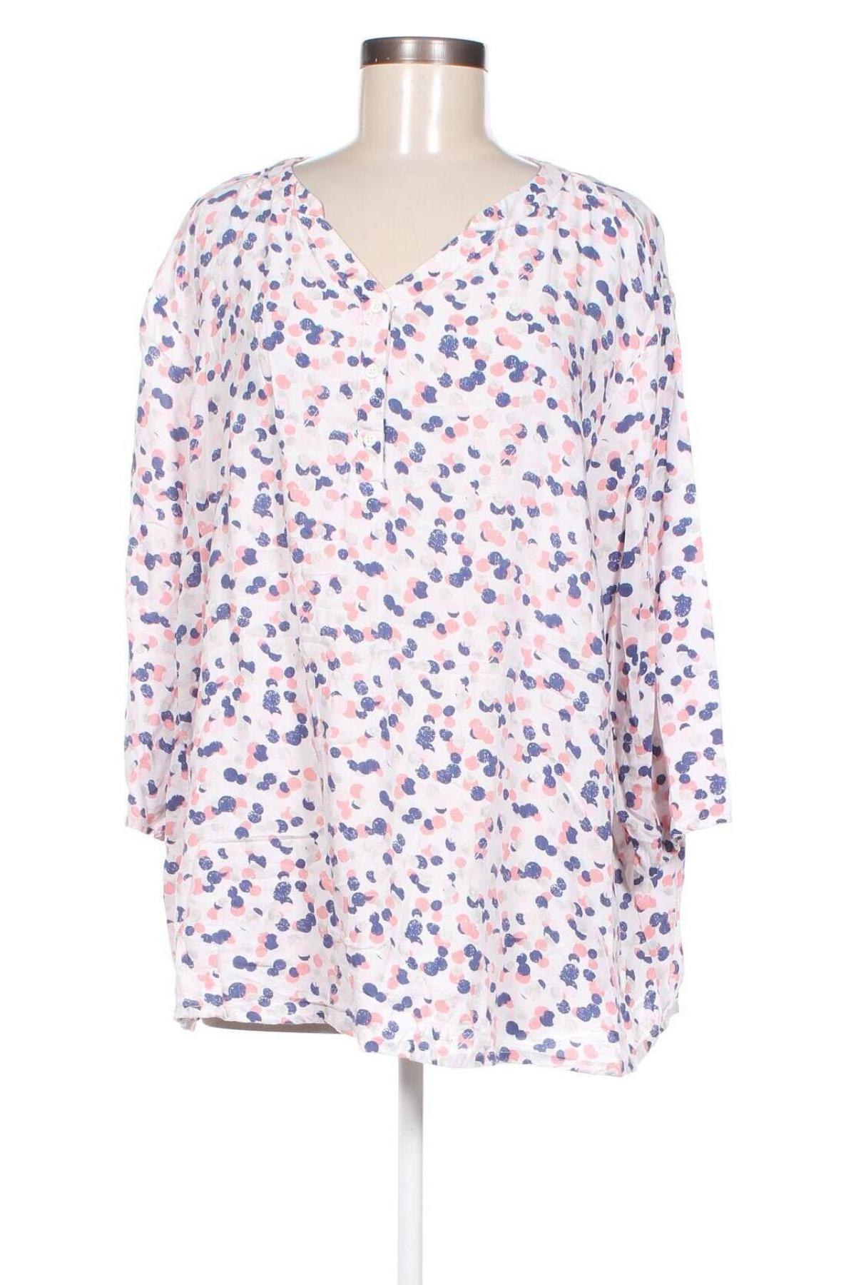 Γυναικεία μπλούζα Laura Torelli, Μέγεθος 3XL, Χρώμα Πολύχρωμο, Τιμή 10,58 €