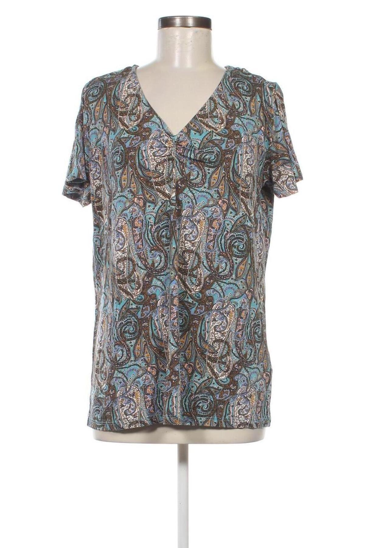 Γυναικεία μπλούζα Laura Torelli, Μέγεθος L, Χρώμα Πολύχρωμο, Τιμή 6,11 €