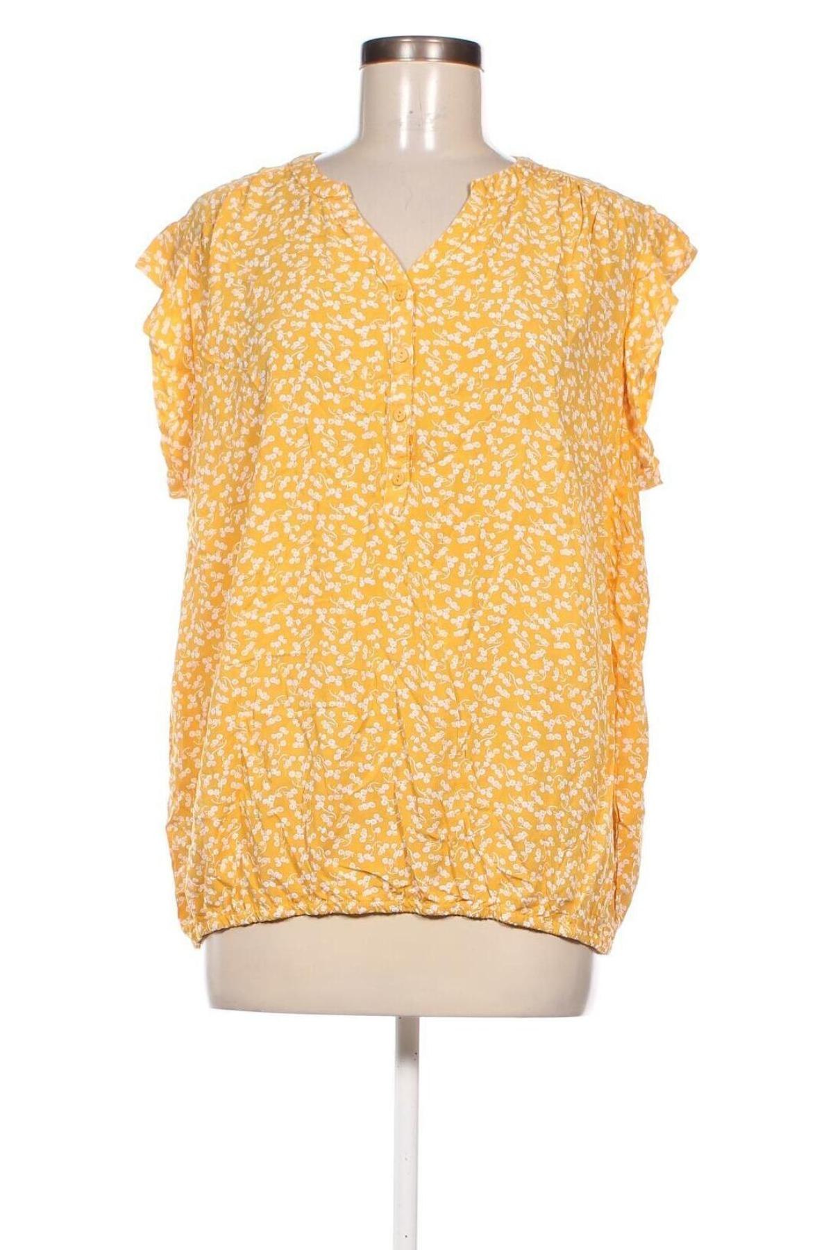 Дамска блуза Laura Torelli, Размер L, Цвят Жълт, Цена 9,31 лв.