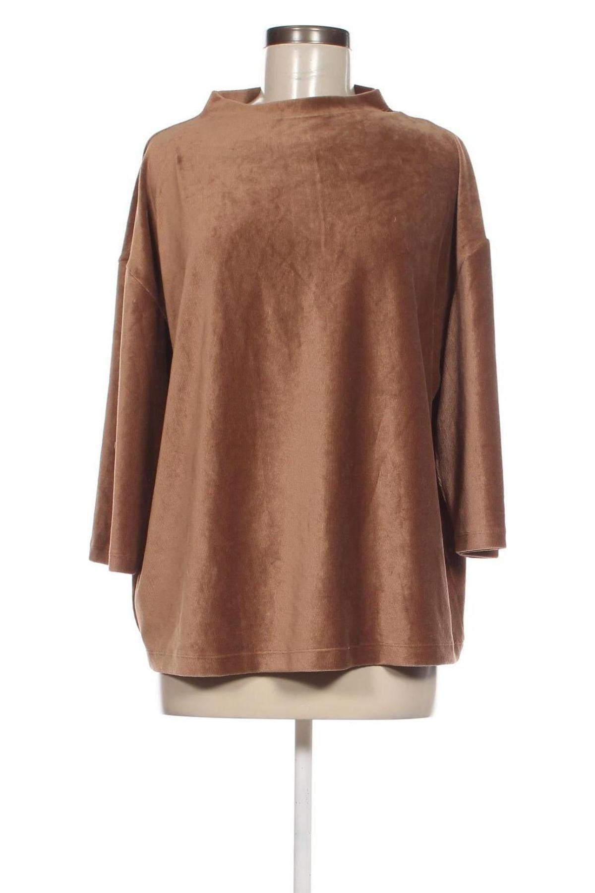Дамска блуза Laura Torelli, Размер L, Цвят Бежов, Цена 9,50 лв.