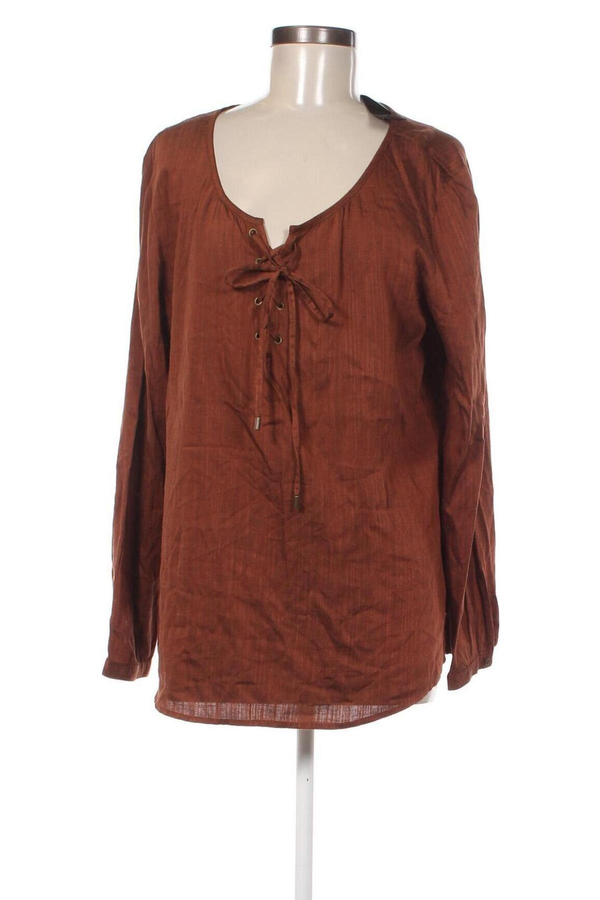 Γυναικεία μπλούζα Le Chateau, Μέγεθος XL, Χρώμα Καφέ, Τιμή 19,93 €