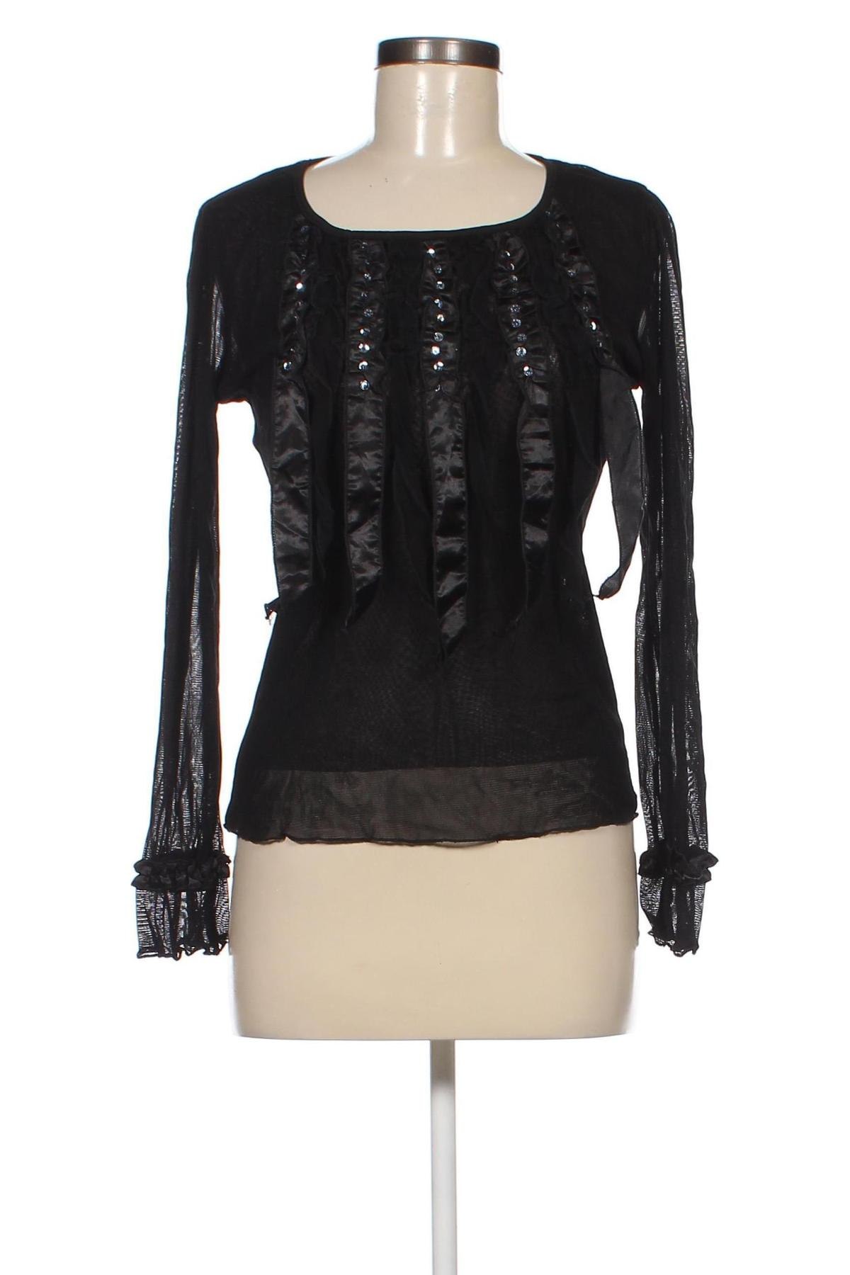 Γυναικεία μπλούζα Lily, Μέγεθος M, Χρώμα Μαύρο, Τιμή 9,59 €
