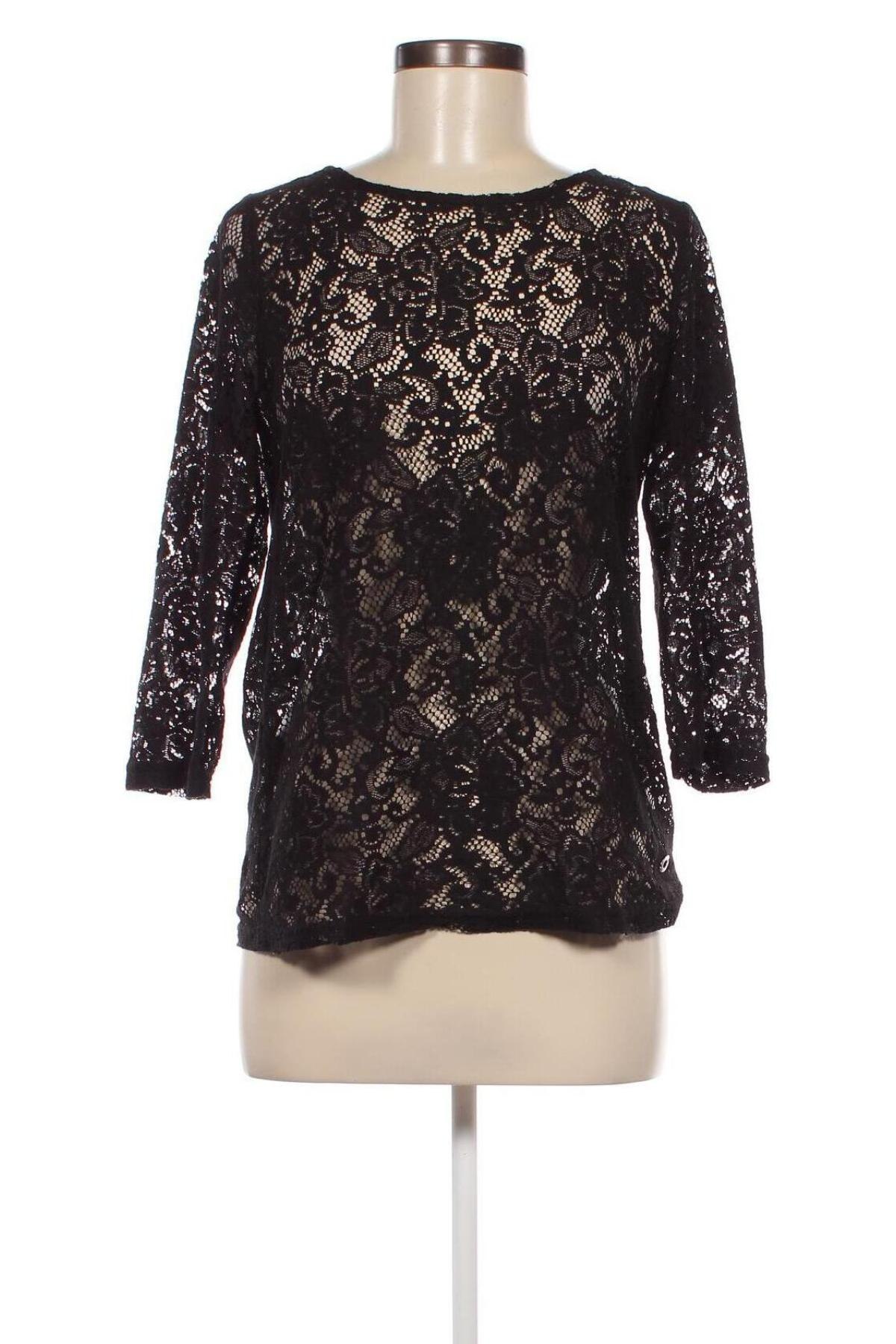 Γυναικεία μπλούζα Lisa Tossa, Μέγεθος S, Χρώμα Μαύρο, Τιμή 6,31 €