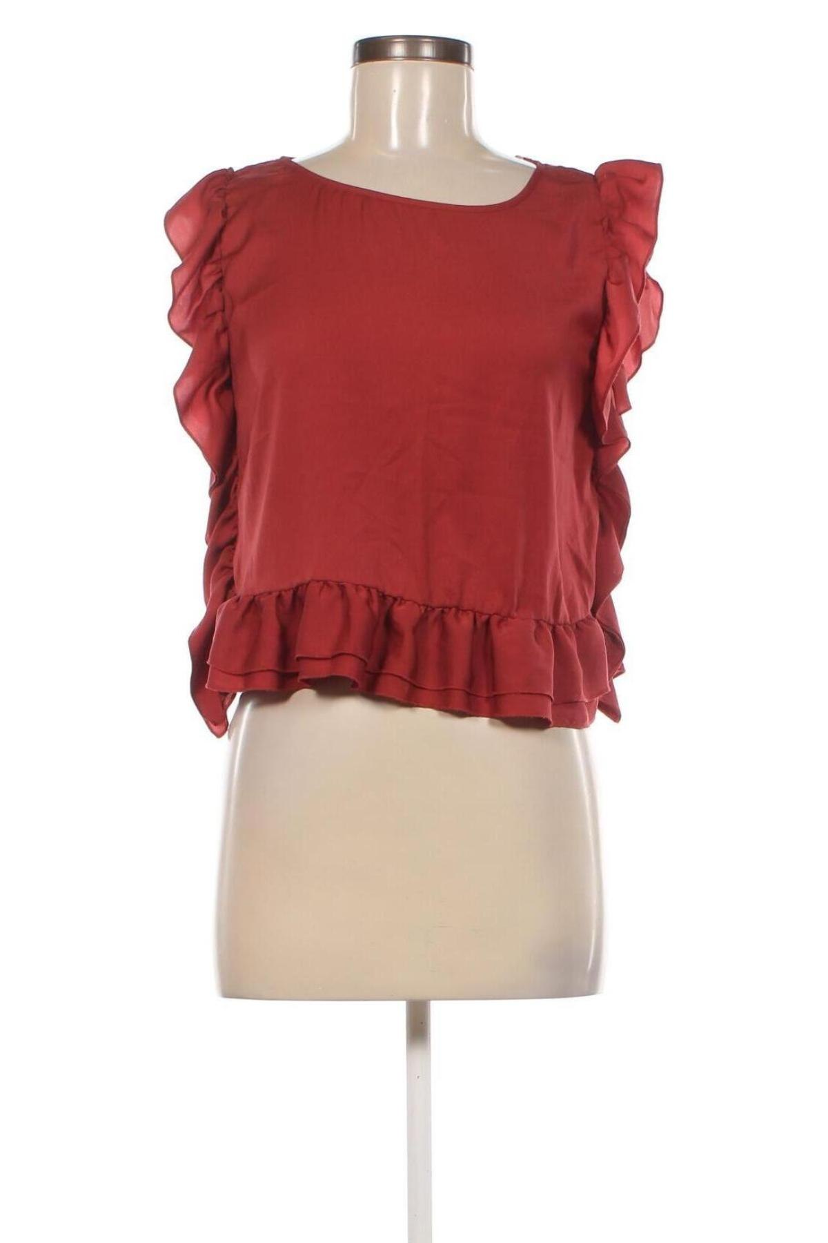 Дамска блуза Love H81, Размер S, Цвят Червен, Цена 15,60 лв.