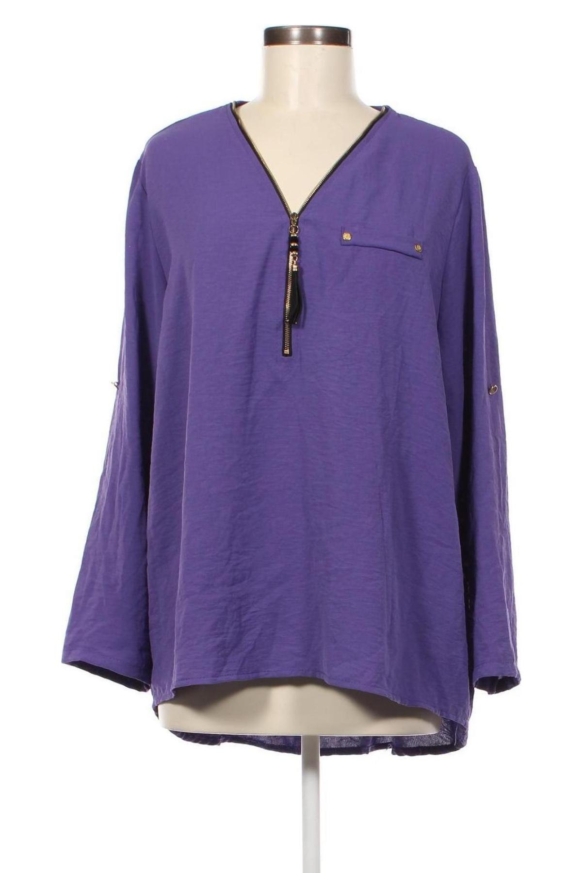 Damen Shirt Made In Italy, Größe XL, Farbe Lila, Preis € 13,22