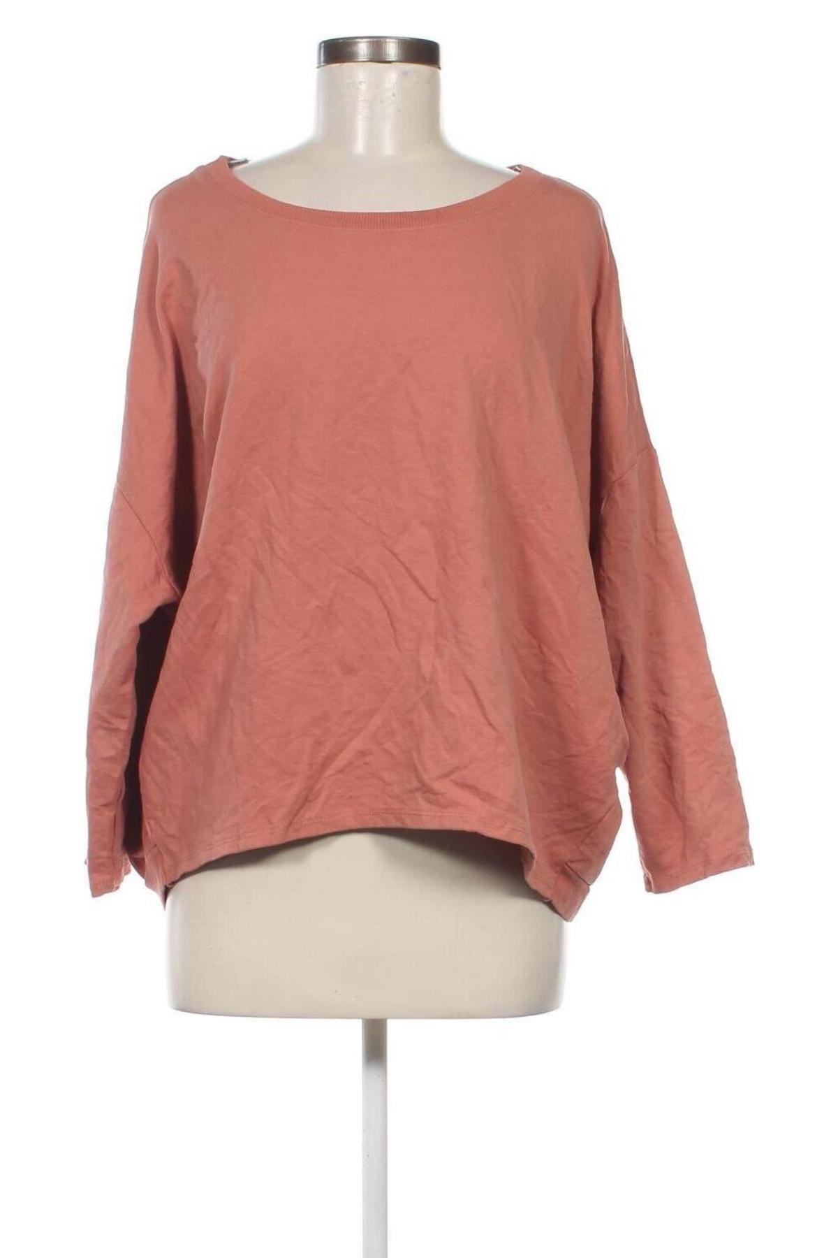 Γυναικεία μπλούζα Made In Italy, Μέγεθος M, Χρώμα Πορτοκαλί, Τιμή 4,11 €
