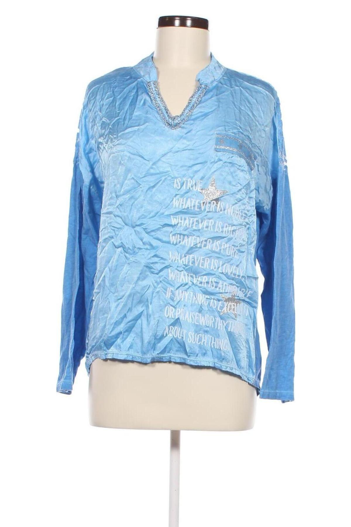 Damen Shirt Made In Italy, Größe M, Farbe Blau, Preis 4,63 €