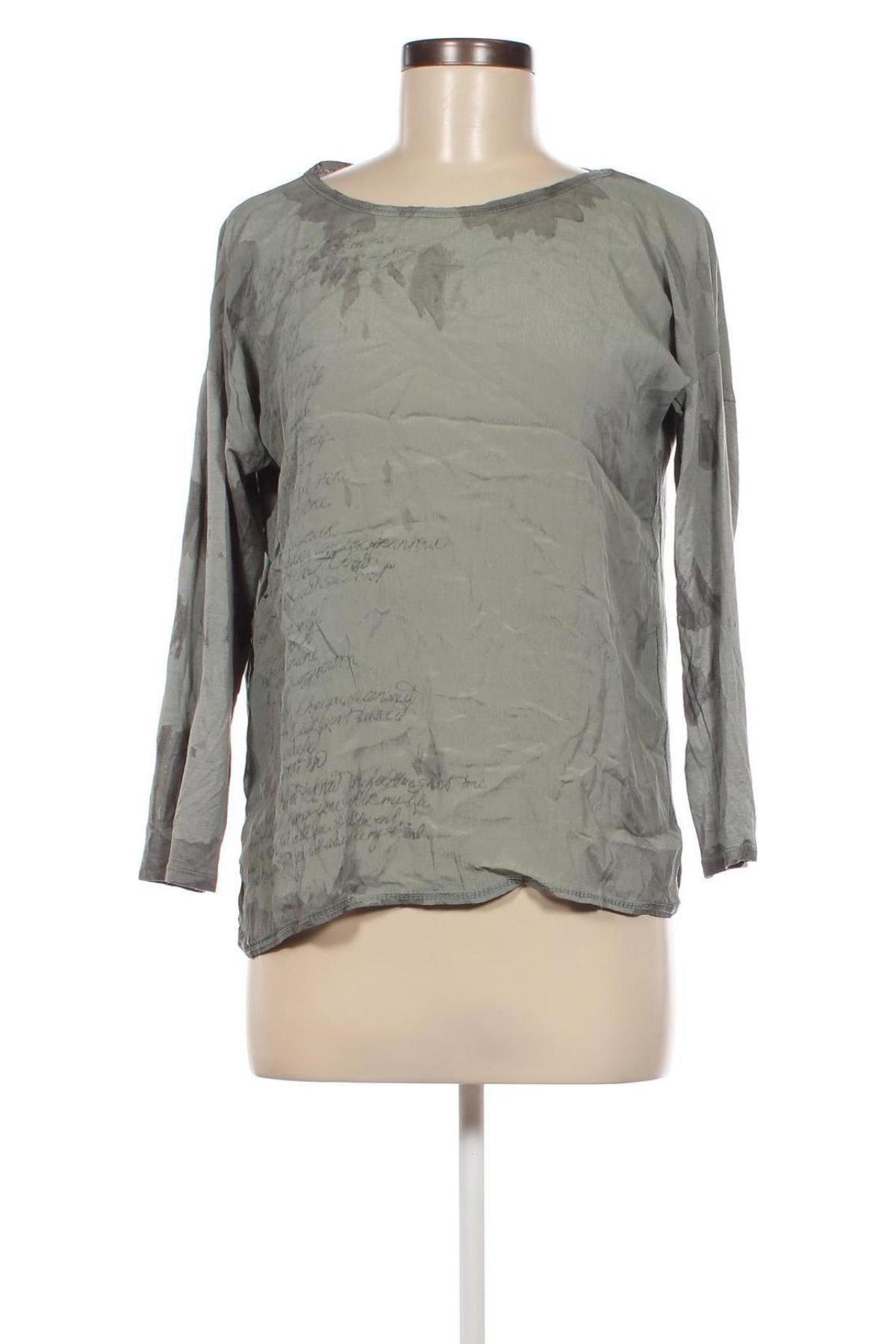 Γυναικεία μπλούζα Made In Italy, Μέγεθος M, Χρώμα Πράσινο, Τιμή 5,88 €