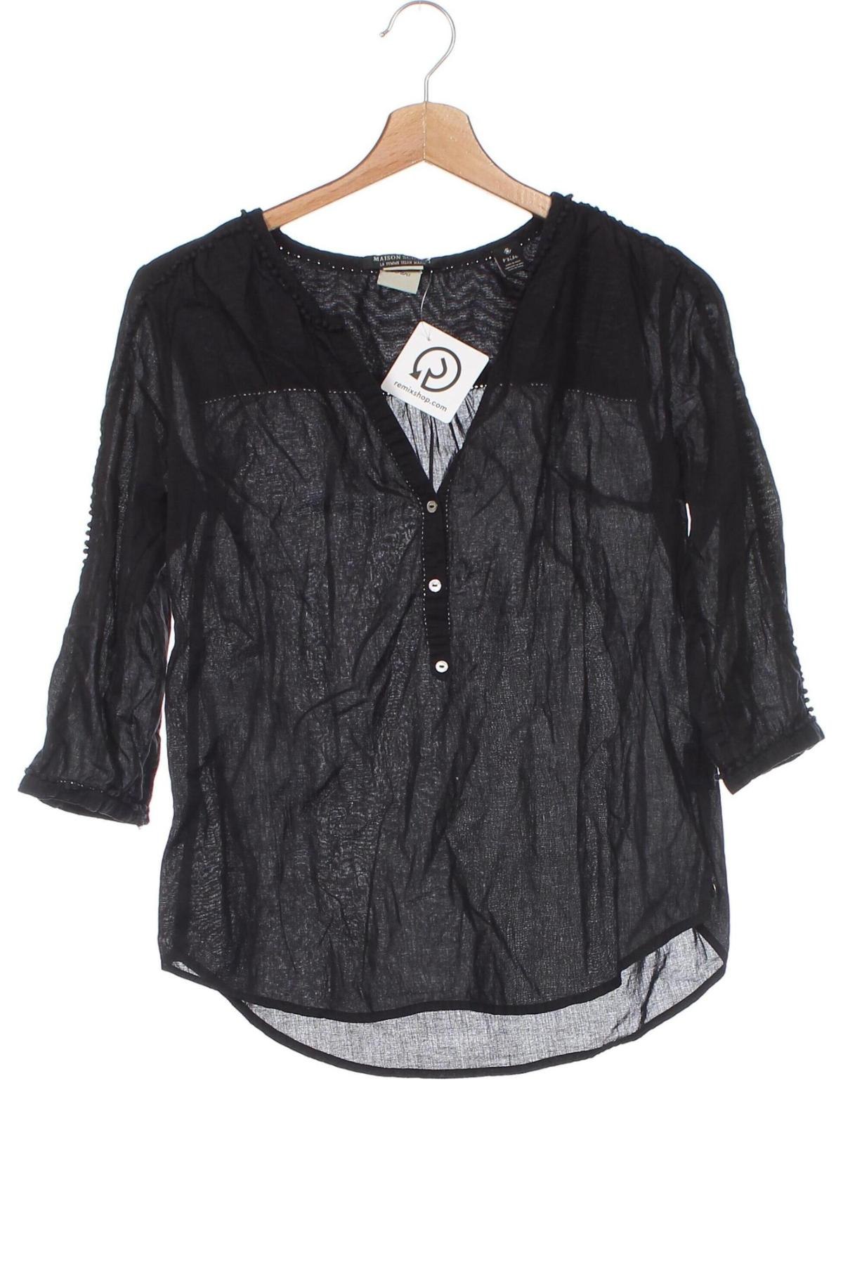 Γυναικεία μπλούζα Maison Scotch, Μέγεθος XS, Χρώμα Μαύρο, Τιμή 16,65 €